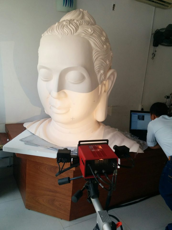 Scan 3D bức tượng Phật khổng lồ