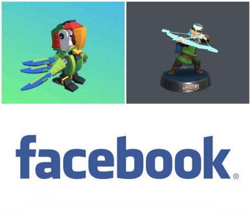 Hiện tại mô hình 3D đã được chia sẻ trên Facebook