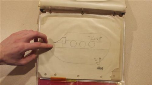 Chiếc tàu ngầm 3D từ nét vẽ thời thơ ấu