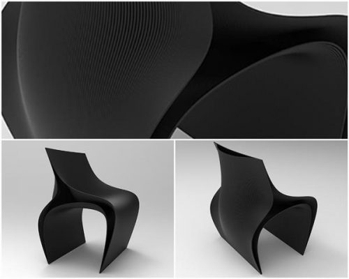 Những chiếc ghế in 3D vô cùng lạ tại tuần lễ thiết kế Milan