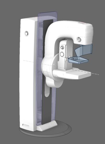 thiết kế 3D máy x quang, thiết kế mô hình 3d thu nhỏ, Mô hình máy chụp nhũ ảnh - Mammomat Revelation Siemens