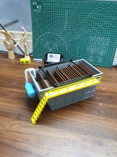 in 3D máy lắng chất thải