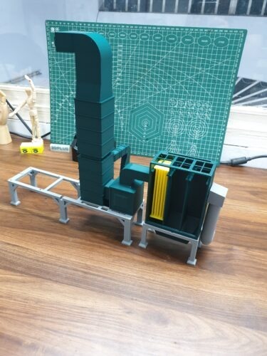 in 3D mô hình lò hơi FBB