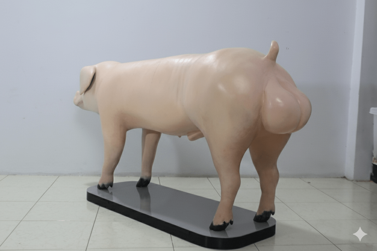 Mô hình 3D heo giống Duroc - Việt Thái Genetics