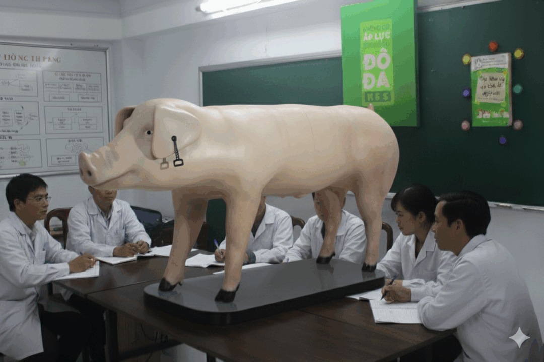 Mô hình 3D heo giống Duroc - Việt Thái Genetics
