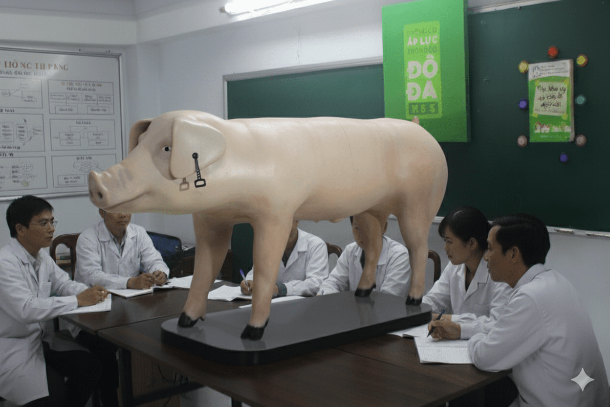 Mô hình 3D heo giống Duroc - Việt Thái Genetics