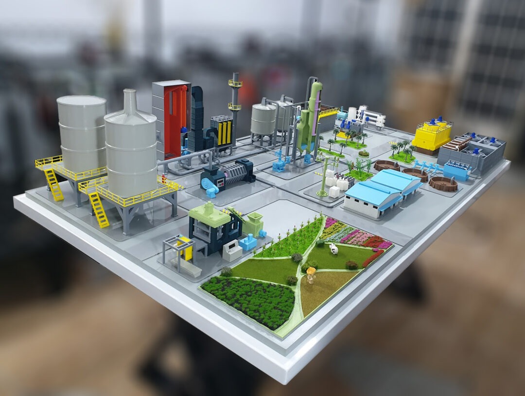 Sa bàn nhà máy chế biến cà phê Nestlé Trị An