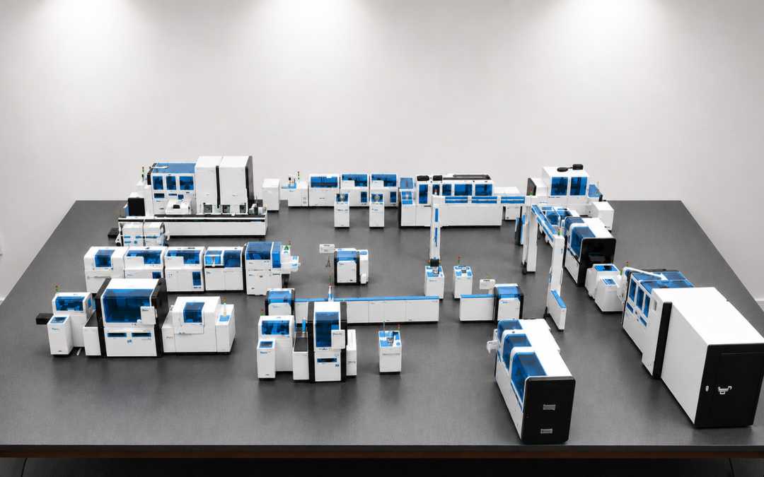 Mô hình phòng xét nghiệm ROCHE – Modular Lab Automation