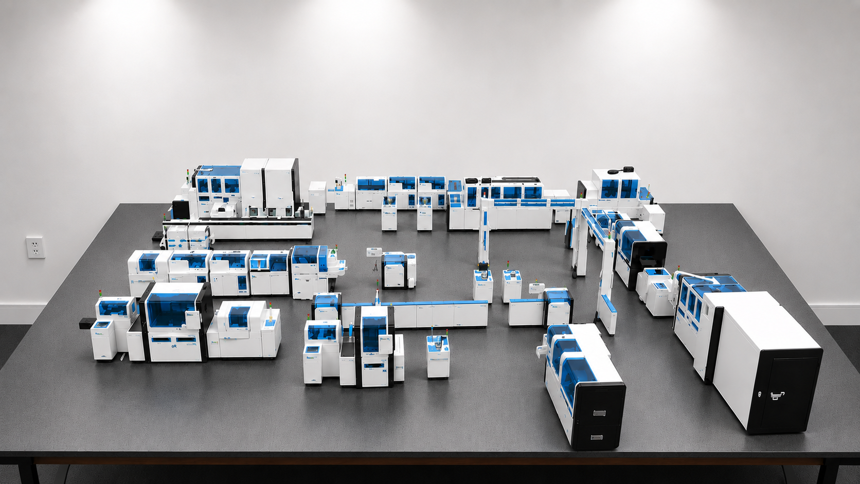 Mô hình phòng xét nghiệm ROCHE - Modular Lab Automation