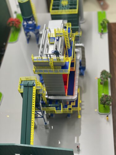 Làm mô hình 3D sa bàn nhà máy, in 3d lò hơi, làm nhà xưởng 3d, mô hình nhà máy cơ khí