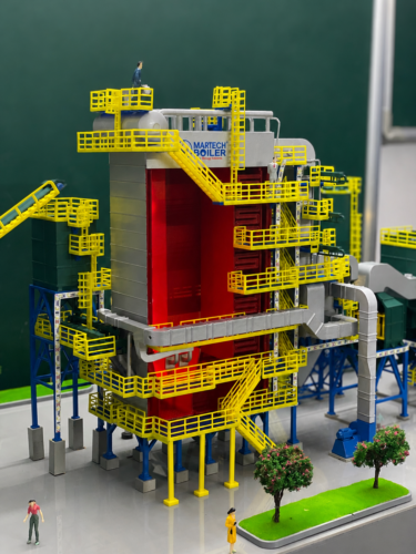 Làm mô hình 3D sa bàn nhà máy, in 3d lò hơi, làm nhà xưởng 3d, mô hình nhà máy cơ khí