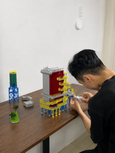 Làm mô hình 3D sa bàn nhà máy, in 3d lò hơi, làm nhà xưởng 3d, mô hình nhà máy cơ khí