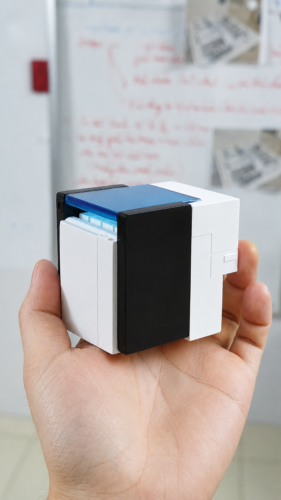 in 3d mô hình sa bàn máy roche, lab xét nghiệm mô hình 3d